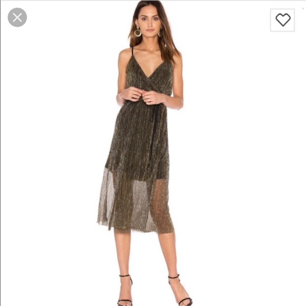 Elegant Black and Gold Dress